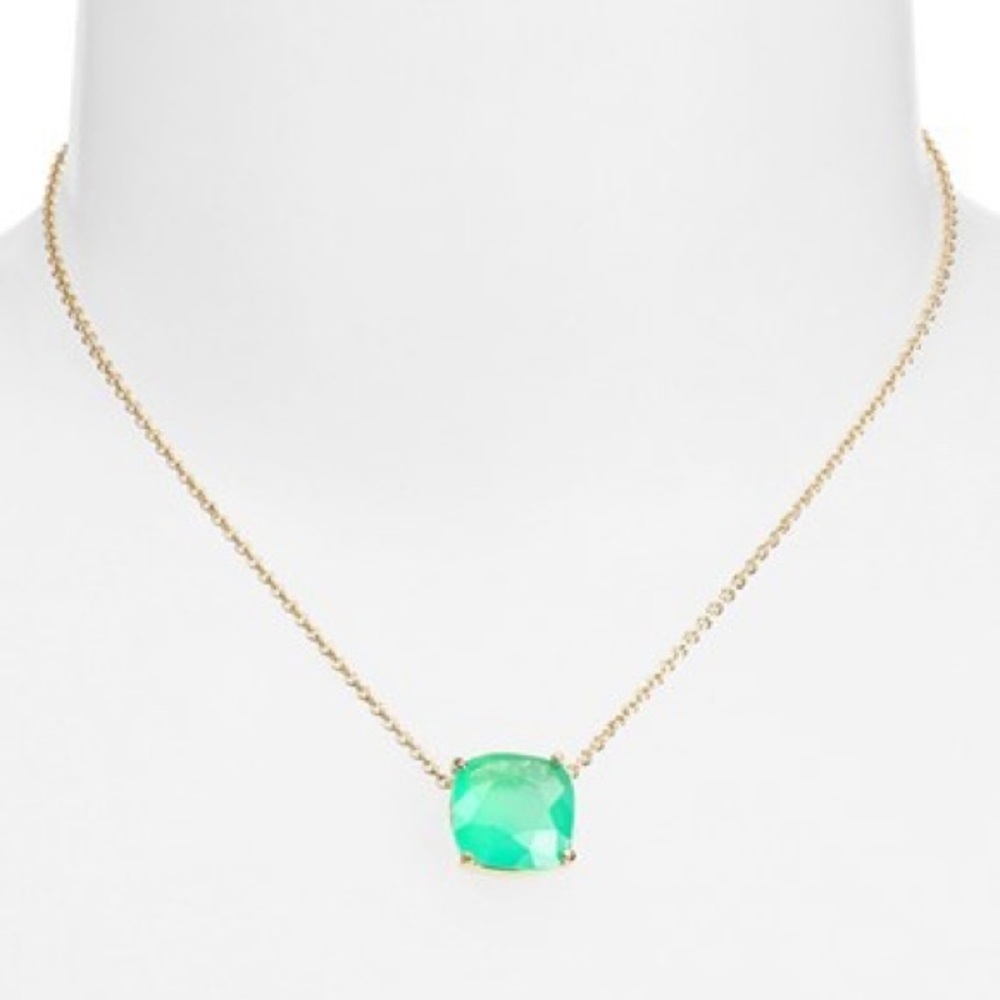 Kate Spade green pendant necklace